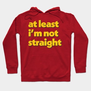 At Least I'm Not Straight Hoodie